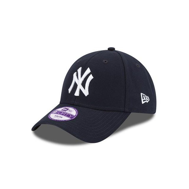 MLB New York Yankees Jr The League 9Forty Adjustable (ZVU0899) - Blue New Era Caps